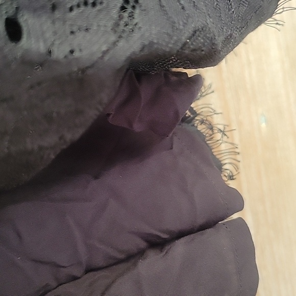 Free People Size 2 Black Verushka Halter Neck Sleeveless Lace Mini Short Dress - Picture 6 of 11